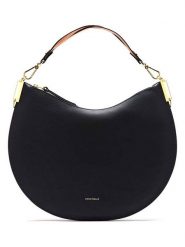 COCCINELLE Skórzana torebka w kolorze czarnym - 38 x 26 x 8 cm rozmiar: onesize. Czarne torebki klasyczne Coccinelle, bez wzorów, z materiału, bez dodatków. Za 972.07 zł.