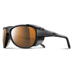 Okulary przeciwsłoneczne Julbo Explorer 2.0 - Reactiv. Czarne okulary przeciwsłoneczne JULBO, bez wzorów. W wyprzedaży za 679.15 zł.