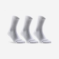 Skarpety sportowe tenis Artengo RS100 High 3 pary. Skarpetki ARTENGO, bez wzorów, z bawełny. Za 19.99 zł.