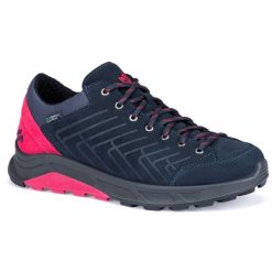 Buty outdoor damskie Hanwag Coastrock Low Lady ES. Niebieskie buty trekkingowe Hanwag, z materiału, bez zapięcia. Za 665.49 zł.