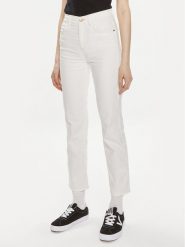 Wrangler Jeansy 112351027 Biały Straight Fit. Białe jeansy Wrangler, bez wzorów, z bawełny. Za 249.99 zł.