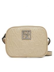 Armani Exchange Torebka 942733 CC793 U1092 Beżowy. Brązowe listonoszki Armani Exchange, bez wzorów, ze skóry, bez dodatków. Za 309.99 zł.