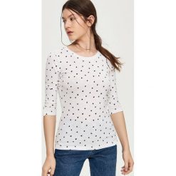 Dopasowana bluzka - Biały. Bluzki marki Sinsay. Za 29.99 zł.
