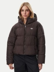 Adidas Kurtka zimowa KR9559 Brązowy ciemny Loose Fit. Brązowe kurtki adidas, na zimę, m, bez wzorów, z syntetyku, bez kaptura. Za 569.99 zł.
