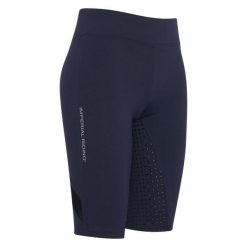 Damskie legginsy jeździeckie Imperial Riding Swim and Ride. Niebieskie legginsy IMPERIAL RIDING, bez wzorów, z jersey, krótkie. Za 265.50 zł.