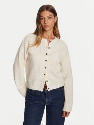 Barbour Kardigan Blakely lyLKN1663WH71 Écru. Swetry Barbour, bez wzorów, z wełny, bez ramiączek. Za 489.99 zł.