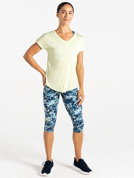 Dare 2b Koszulka sportowa "Vigilant Tee" w kolorze żółtym rozmiar: 36. Żółte t-shirty sportowe Dare 2b, bez wzorów, z materiału, bez ramiączek, outdoorowe. Za 41.49 zł.