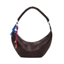 Torebka Desigual. Brązowe torebki klasyczne Desigual, bez wzorów, klasyczne, bez dodatków. Za 219.99 zł.