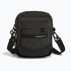 Saszetka Pepe Jeans Heich Bristol. Czarne nerki i saszetki Pepe Jeans, bez wzorów, z jeansu, sportowe, bez dodatków. Za 179.99 zł.
