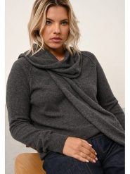 Perfect Cashmere Kaszmirowy szal "Spencer" w kolorze antracytowym - 200 x 30 cm rozmiar: onesize. Czarne szaliki i kominy Perfect Cashmere, bez wzorów, z kaszmiru. Za 282.80 zł.