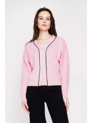 C& Jo Sweter w kolorze jasnoróżowym rozmiar: 42. Różowe swetry C& Jo, bez wzorów, ze splotem, klasyczne, bez ramiączek. Za 158.10 zł.