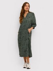 Kaffe Sukienka codzienna Connor 10506640 Zielony Relaxed Fit. Zielone sukienki Kaffe, na co dzień, bez wzorów, z wiskozy, bez kołnierzyka, bez ramiączek, proste. Za 199.99 zł.