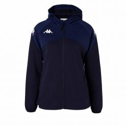 Damska bluza dresowa Kappa Fianta. Niebieskie bluzy z kapturem Kappa, m, bez wzorów, z dresówki, z kapturem, do biegania. Za 341.00 zł.