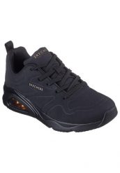 Buty sportowe damskie Skechers Tres air Uno Ah. Czarne buty treningowe Skechers, bez wzorów, z materiału, bez zapięcia. Za 341.00 zł.