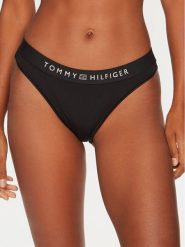 Tommy Hilfiger Figi klasyczne UW0UW05509 Czarny. Czarne figi Tommy Hilfiger, bez wzorów, z syntetyku. Za 69.99 zł.