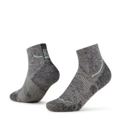 Skarpety biegowe Buff Dryflx Quarter Sock DQ. Szare skarpetki Buff, bez wzorów, z elastanu. Za 115.49 zł.