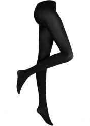 Rajstopy ouvert, 80 den. Czarne rajstopy bonprix, bez wzorów, z mikrofibry. Za 59.99 zł.