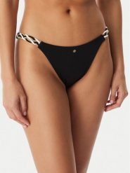 BOSS Dół od bikini 50561431 Czarny Regular Fit. Czarne bikini Boss, bez wzorów, z syntetyku. Za 279.99 zł.