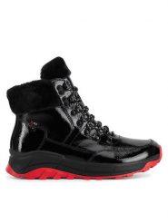 Rieker Revolution Lifestyle Botki W0063-01 Czarny. Czarne botki Rieker Revolution Lifestyle, bez wzorów, bez obcasa, na płaskiej podeszwie, bez zapięcia. Za 455.00 zł.