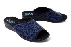 ADANEX SIK1VDO SILVIA 26062 GRB2/GR/C, kapcie damskie. Niebieskie kapcie Adanex, bez wzorów. Za 77.99 zł.