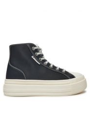 Tommy Jeans Trampki Foxing EN0EN02704 Czarny. Czarne trampki Tommy Jeans, bez wzorów, z jeansu, bez zapięcia. Za 279.99 zł.