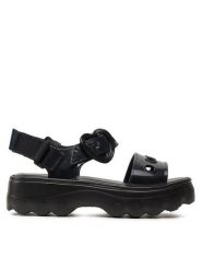Melissa Sandały Melissa Kick Off Hot Ad 33950 Czarny. Czarne sandały Melissa, bez wzorów, z tworzywa sztucznego, bez obcasa, na koturnie, bez zapięcia. Za 439.99 zł.
