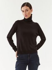 United Colors Of Benetton Golf 103CD200R Czarny Regular Fit. Czarne swetry United Colors Of Benetton, m, bez wzorów, z bawełny, bez ramiączek. Za 149.99 zł.