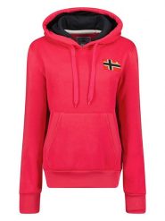 Geographical Norway Bluza "Genifer" w kolorze różowym rozmiar: XL. Różowe bluzy Geographical Norway, xl, bez wzorów, bez ramiączek, z kapturem. Za 113.99 zł.