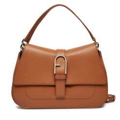 Torebka Furla. Brązowe torebki klasyczne Furla, bez wzorów, klasyczne, bez dodatków. Za 1,999.00 zł.