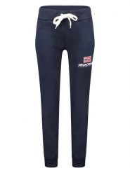 Geographical Norway Spodnie dresowe "Max" w kolorze granatowym rozmiar: M. Niebieskie spodnie dresowe Geographical Norway, bez wzorów, z dresówki. Za 96.83 zł.