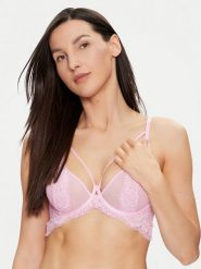 Hunkemöller Biustonosz z fiszbiną Milaan 205383 Różowy. Czerwone biustonosze Hunkemöller, bez wzorów, z syntetyku. Za 99.99 zł.