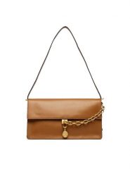 Tommy Hilfiger Torebka Crest Leather Conv Shoulder Bag AW0AW19015 Brązowy. Brązowe torebki klasyczne Tommy Hilfiger, bez wzorów, ze skóry, bez dodatków. Za 949.99 zł.