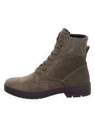 Legero Skórzane botki "Mystic" w kolorze khaki rozmiar: 42. Brązowe botki Legero, bez wzorów, z gore-texu, eleganckie, bez obcasa, bez zapięcia. Za 435.45 zł.