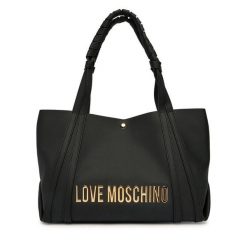 Torebka LOVE MOSCHINO. Czarne shopper bag Love Moschino, bez wzorów, bez dodatków. Za 1,029.00 zł.
