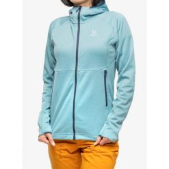 Bluza trekkingowa damska Haglofs Skuta Hood. Zielone bluzy Haglöfs, s, bez wzorów, sportowe, bez ramiączek, bez kaptura. Za 579.99 zł.