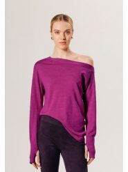Rodier Wełniany sweter w kolorze fioletowym rozmiar: S. Różowe swetry Rodier, s, bez wzorów, z wełny, klasyczne, bez ramiączek. Za 222.94 zł.