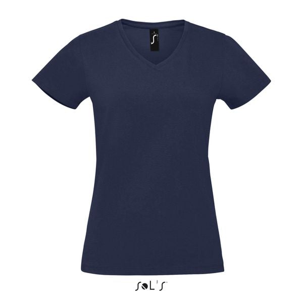 Koszulka damska Sol's Imperial V. Niebieskie t-shirty sportowe SOL'S, s, bez wzorów, bez ramiączek. Za 104.50 zł.