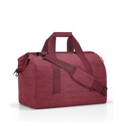 Torba ALLROUNDER L, twist maroon. Czerwone torby podróżne Reisenthel, bez wzorów, z tkaniny, na ramię. Za 241.00 zł.