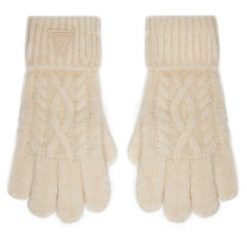 Rękawiczki Damskie Guess. Rękawiczki Guess, z aplikacjami, z dzianiny. Za 129.99 zł.
