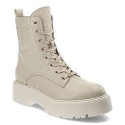 Beżowe Botki Chebello Obuwie Damskie Ze Skóry Naturalnej. Brązowe botki CheBello, bez wzorów, ze skóry, eleganckie, bez obcasa, na obcasie, bez zapięcia. Za 469.00 zł.