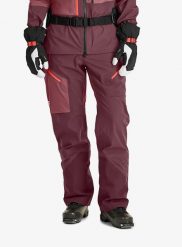 Spodnie skiturowe damskie Ortovox 3L Guardian Shell Pants. Fioletowe spodnie narciarskie ORTOVOX, bez wzorów, z materiału, narciarskie, Dermizax. Za 2,045.99 zł.