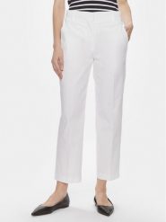 Tommy Hilfiger Chinosy WW0WW40504 Biały Straight Fit. Białe chinosy Tommy Hilfiger, bez wzorów, z bawełny. Za 319.99 zł.