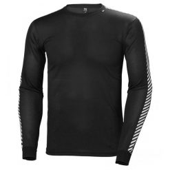 Bluza Helly Hansen lifa stripe crew. Czarne bluzy Helly Hansen, l, bez wzorów, z materiału, bez ramiączek, bez kaptura. Za 243.00 zł.