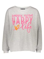 Miss goodlife Bluza w kolorze jasnoszarym rozmiar: M. Szare bluzy miss goodlife, m, bez wzorów, z bawełny, bez ramiączek, bez kaptura. Za 193.70 zł.