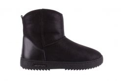 Śniegowce Bayla-112 0575-9015D Czarne, Skóra naturalna - 36. Czarne śniegowce Bayla, bez wzorów, z materiału, bez zapięcia. W wyprzedaży za 134.10 zł.