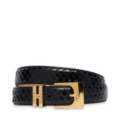 Pasek Elisabetta Franchi. Czarne paski Elisabetta Franchi, bez wzorów. Za 709.99 zł.