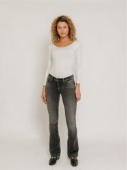 LTB Dżinsy "Fallon" - Flare fit - w kolorze antracytowym rozmiar: W34/L30. Czarne jeansy LTB, l, bez wzorów, klasyczne. Za 169.95 zł.