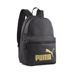 Plecak Puma Phase 79943. Czarne plecaki Puma, bez wzorów, z materiału, bez dodatków. Za 95.00 zł.