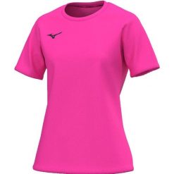 Koszulka damska Mizuno Team. Czerwone t-shirty sportowe Mizuno, bez wzorów, bez ramiączek, na fitness i siłownię. Za 131.00 zł.