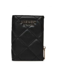 Nine West Portfel NW-W1-006-SS25 Czarny. Czarne portfele Nine West, bez wzorów, z materiału. Za 59.99 zł.